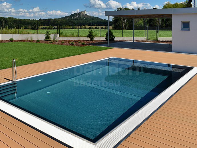 Typizované nerezové bazény