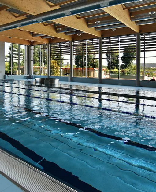 Public indoor stainless steel swimming pool Prague Radotín Public indoor stainless steel swimming pool Prague Radotín