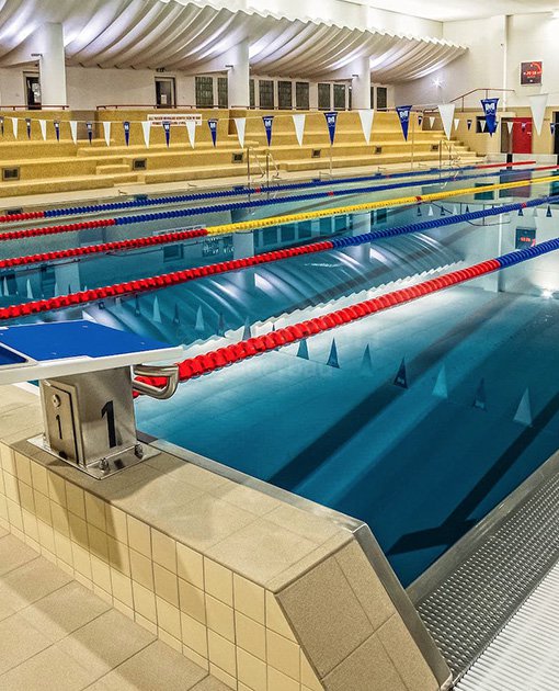 Indoor stainless steel swimming pool Zlín Indoor stainless steel swimming pool Zlín